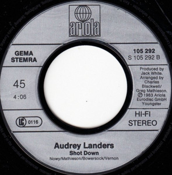 Audrey Landers : Manuel Goodbye (7", Single)