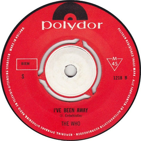 Who, The : Happy Jack (7",45 RPM,Single,Mono)