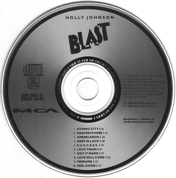 Holly Johnson : Blast (Album)