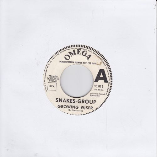 Snakes-Group : Growing Wiser / This Is My Land (7",45 RPM,Single)