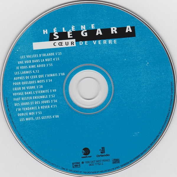 Hélène Ségara : Cœur De Verre (Album)
