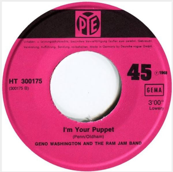 Geno Washington & The Ram Jam Band : Different Strokes (7",45 RPM,Single)