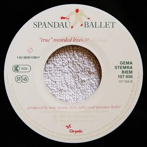 Spandau Ballet : Round And Round (7",45 RPM,Single,Stereo)