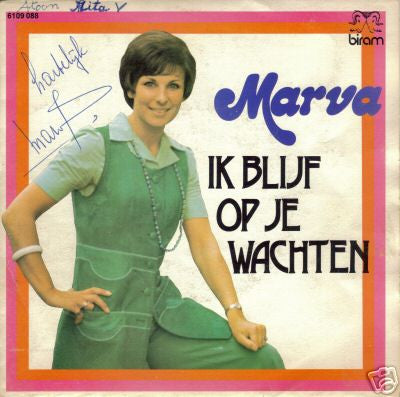 Marva : Ik Blijf Op Je Wachten (7",Single,45 RPM)
