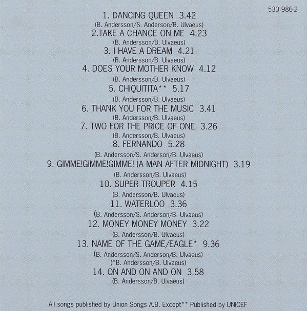 ABBA : Live (Album,Reissue,Remastered)