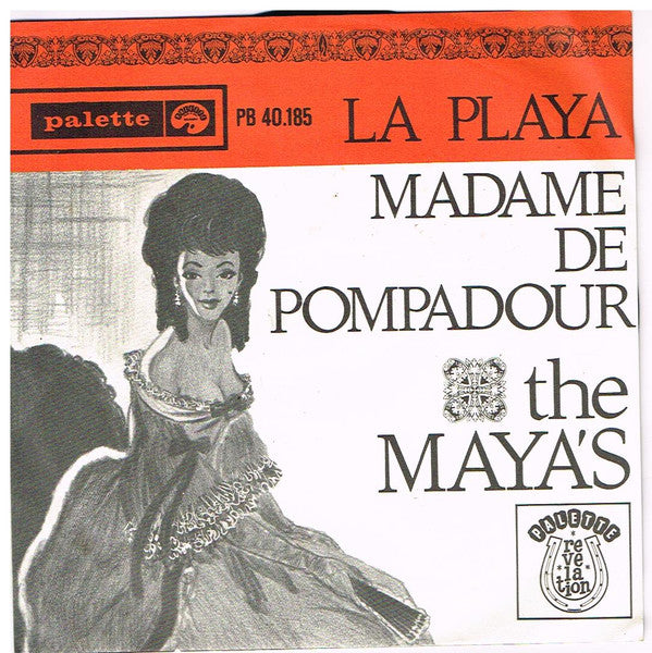 Los Mayas : La Playa / Madame De Pompadour (7",Single,45 RPM)