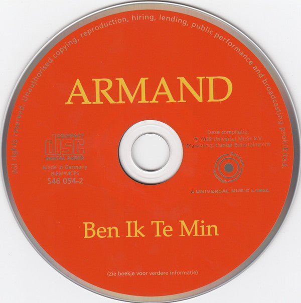Armand : Ben Ik Te Min (Compilation)