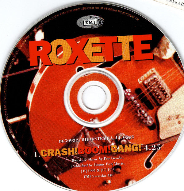 Roxette : Crash! Boom! Bang! (Single,Limited Edition)