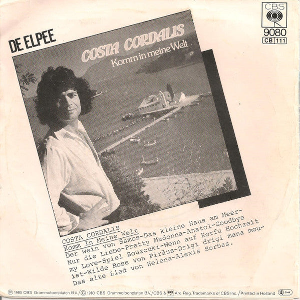 Costa Cordalis : Das Alte Lied Von Helena (7",45 RPM,Single,Stereo)