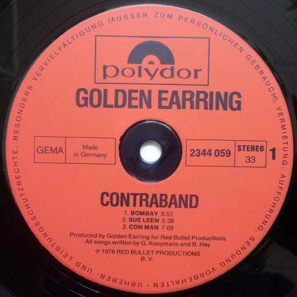 Golden Earring : Contraband (LP,Album)