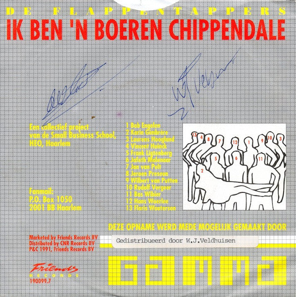 De Flappentappers : Ik Ben 'N Boeren Chippendale (7",45 RPM,Single)