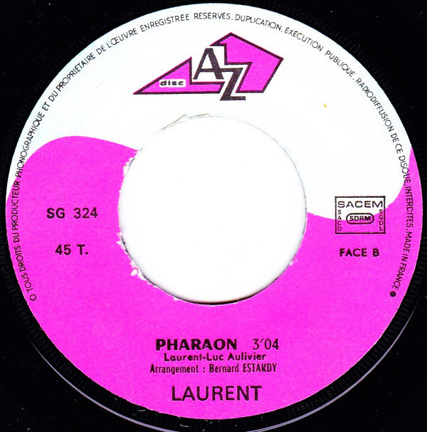 Michel Laurent : Lady (7",45 RPM,Single)