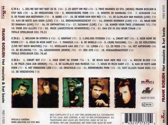 Frank Boeijen : Het Mooiste & Het Beste (Compilation,Reissue,Special Edition)