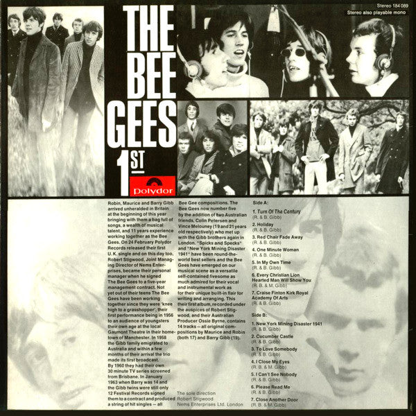 Bee Gees : Bee Gees' 1st (LP,Album,Stereo)