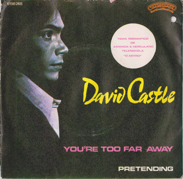 David Castle : You're Too Far Away / Pretending (7",45 RPM)