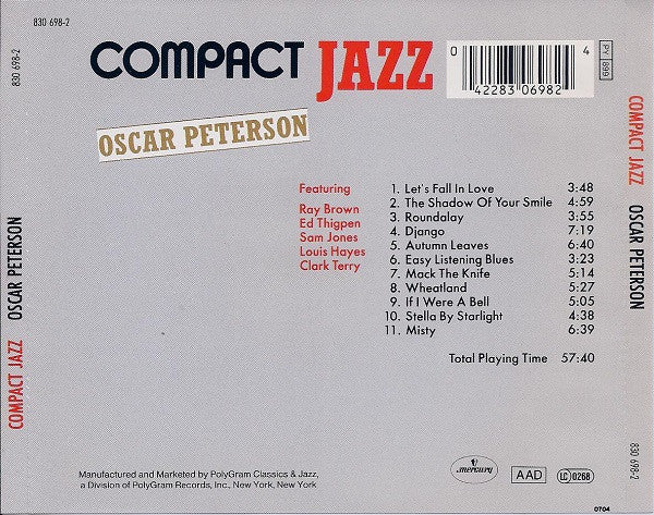 Oscar Peterson : Oscar Peterson (Compilation)