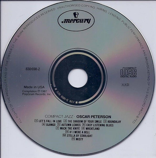 Oscar Peterson : Oscar Peterson (Compilation)