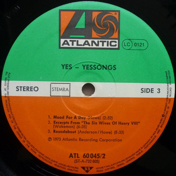 Yes : Yessongs (LP,Album,Reissue)