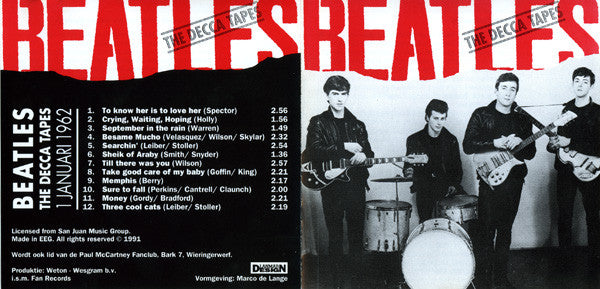 Beatles, The : The Decca Tapes (Compilation,Unofficial Release)