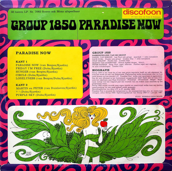 Group 1850 : Paradise Now (LP,Album)