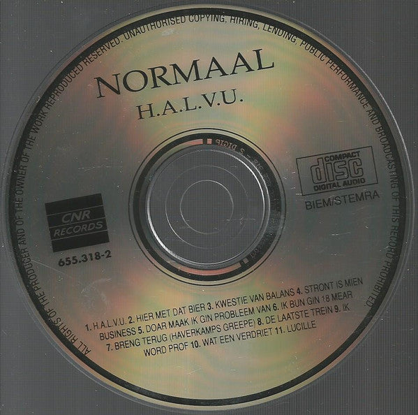 Normaal : H.A.L.V.U. (CD)