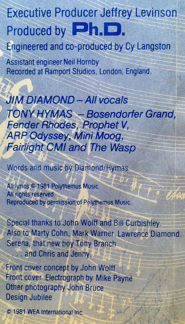 Ph.D. : Ph.D. (LP,Album)