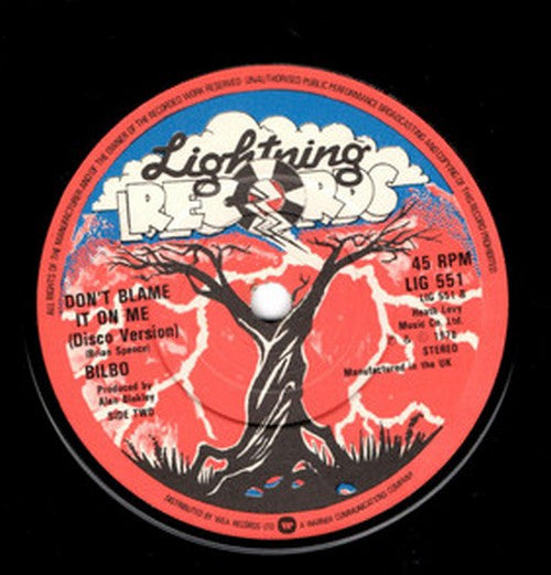 Bilbo (6) : Don't Blame It On Me (7",45 RPM)