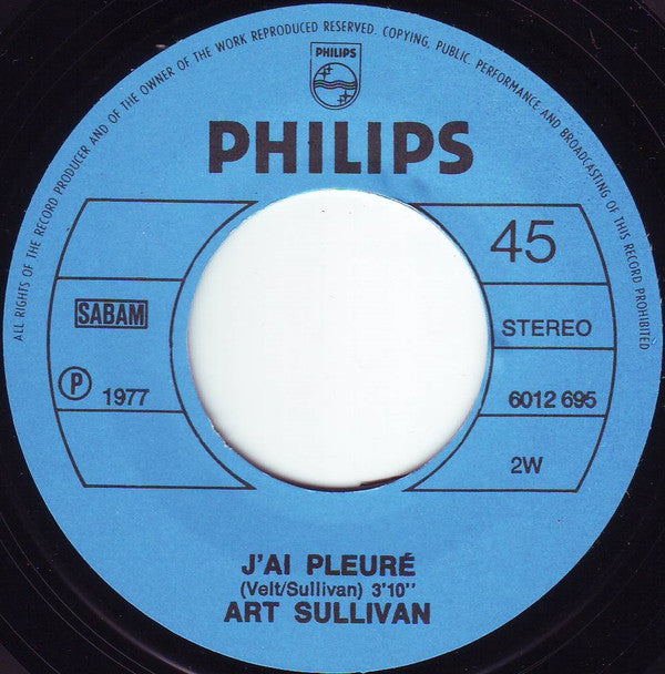 Art Sullivan & Kiki : Et Si Tu Pars / J'ai Pleuré (7", Single)