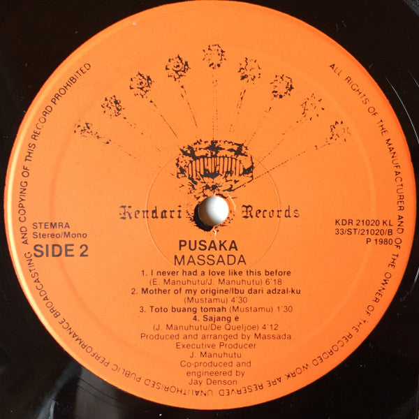 Massada (2) : Pusaka (LP,Album)