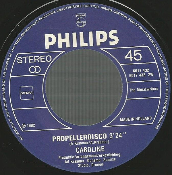 Caroline (26) : Propeller Flip (7",45 RPM,Single)