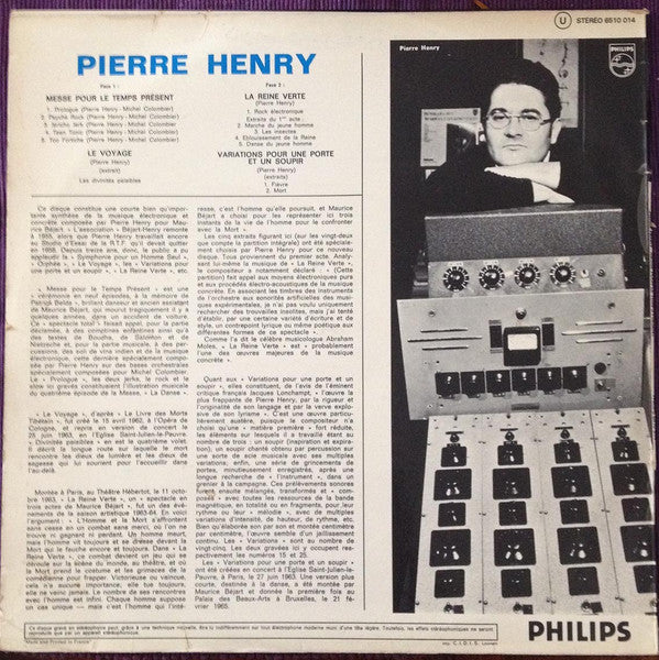 Pierre Henry • Michel Colombier : Les Jerks Electroniques De La Messe Pour Le Temps Présent Et Musiques Concrètes De Pierre Henry Pour Maurice Béjart (LP, Album, Comp, RE)
