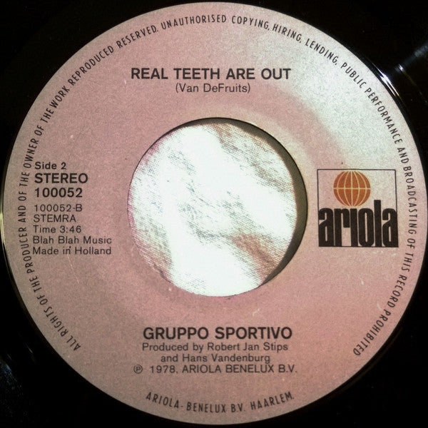 Gruppo Sportivo : Hey Girl (7",45 RPM,Single)
