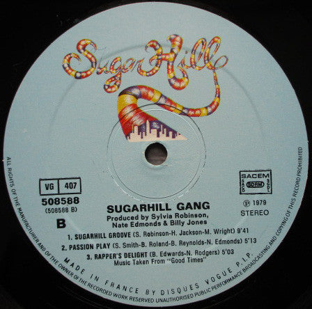 Sugarhill Gang : Sugarhill Gang (LP,Album)