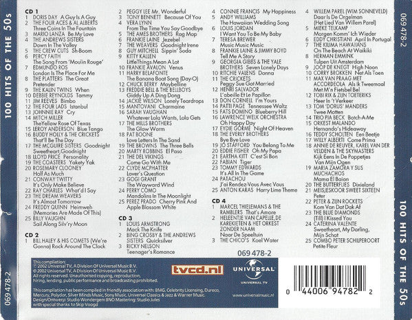 Various : 100 Hits Of The 50's (Compilation)