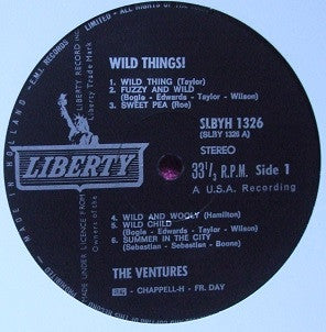 Ventures, The : Wild Things! (LP,Album,Stereo)