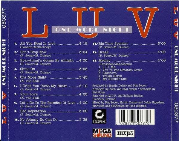 Luv' : One More Night (Album)