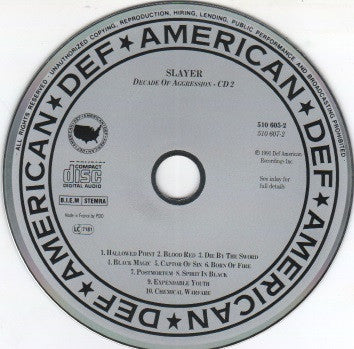 Slayer : Decade Of Aggression Live (2xCD, Album)