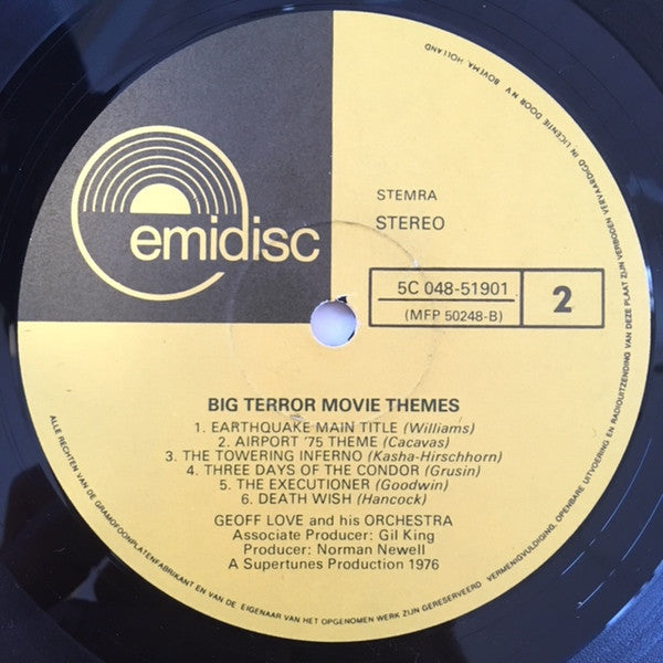 Geoff Love & His Orchestra : Big Terror Movie Themes (LP,Album)
