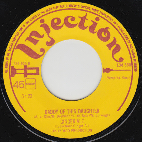 Ginger Ale (2) : Man, Man, Man / Daddy Of His Daughter (7",Single)