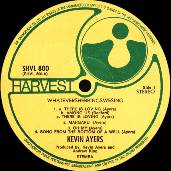 Kevin Ayers : Whatevershebringswesing (LP,Album,Stereo)