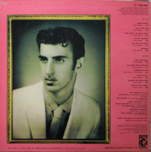 The Mothers Of Invention* : Cruising With Ruben & The Jets (LP, Album)