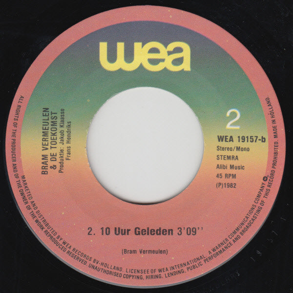 Bram Vermeulen En De Toekomst : Burgerman (7",45 RPM,Single)