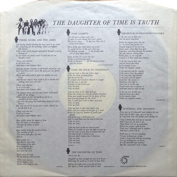 Colosseum : Daughter Of Time (LP,Album,Reissue,Repress)