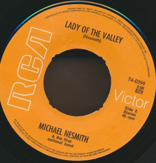 Michael Nesmith & The First National Band : Silver Moon (7",45 RPM,Single)