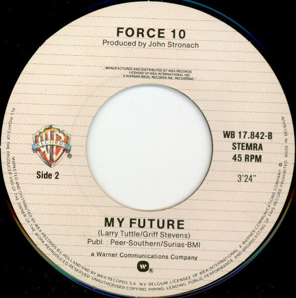 Force 10 (2) : Hypnotized (7",Single)