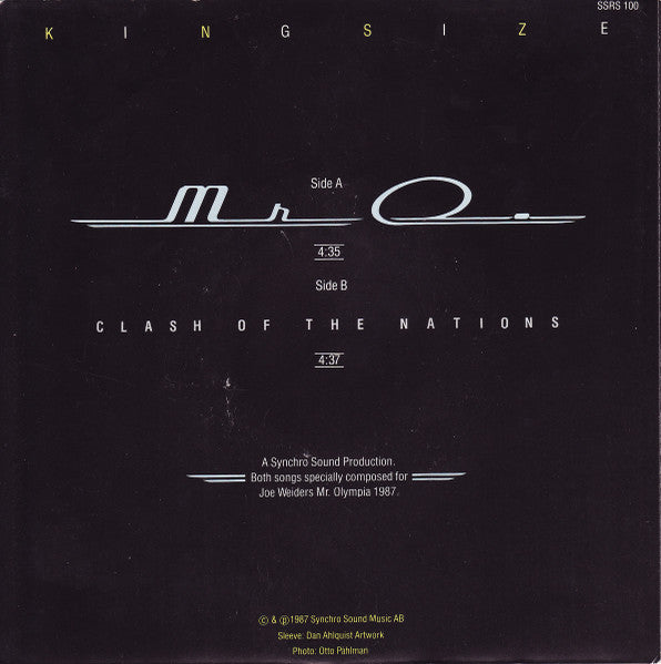 Kingsize (14) : Mr O. (7",45 RPM)