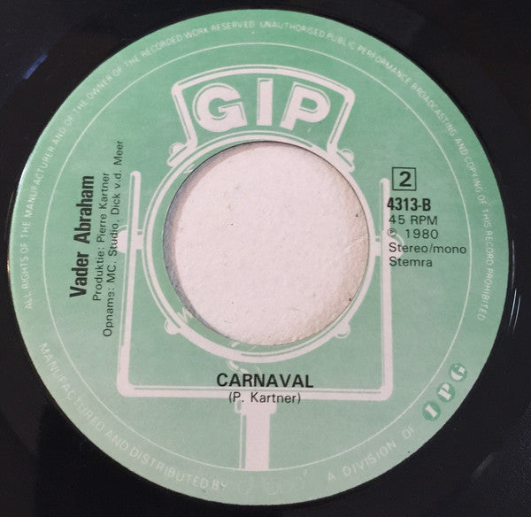 Vader Abraham : Aa'me Hoelala (7",45 RPM,Single,Stereo)