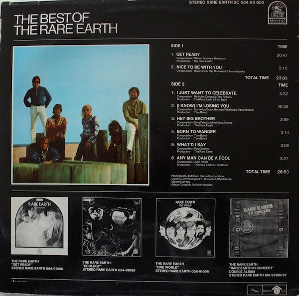 Rare Earth : The Best Of The Rare Earth (LP,Compilation)