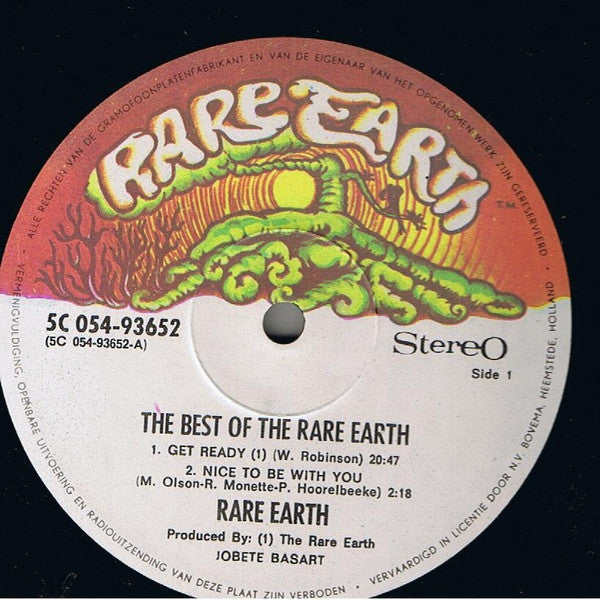 Rare Earth : The Best Of The Rare Earth (LP,Compilation)