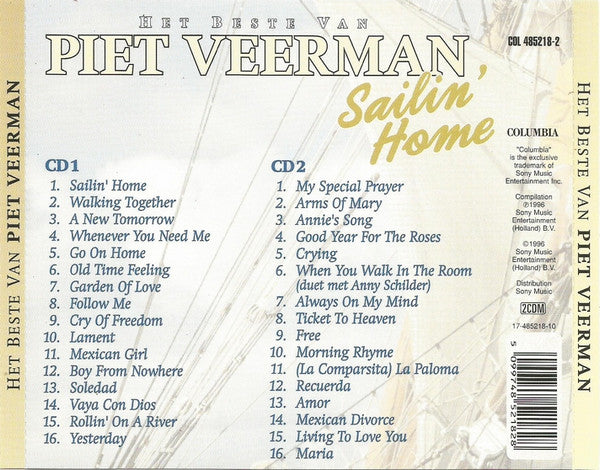Piet Veerman : Sailin' Home - Het Beste Van Piet Veerman (Compilation)